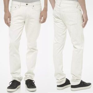 VINCE‎ Men's Natural White Vm 212 Slim Fit Mid-Rise Denim pants Jeans 36